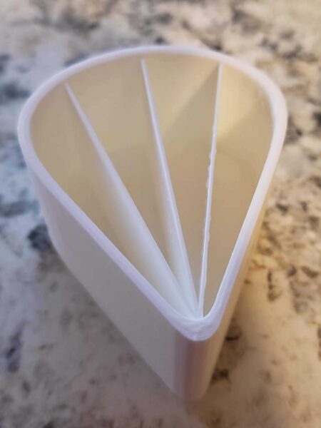 4 Bölüm Akrilik Dökme Fincan Plastik Aparat