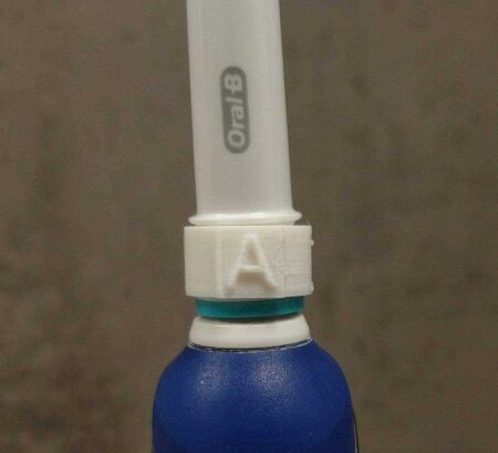 Oral-B İsim Etiketi Tutucu Holder Aparatı Aksesuar Dekoratif