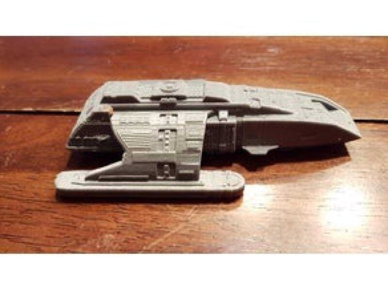 Star Trek - Derin Uzay 9 Tuna Sınıfı Runabout  Organik Plastikten - Görsel 4