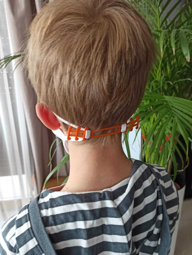 Maske Kulak Tasarrufu / Çocuklar İçin Kayış Plastik Aparat - Görsel 2