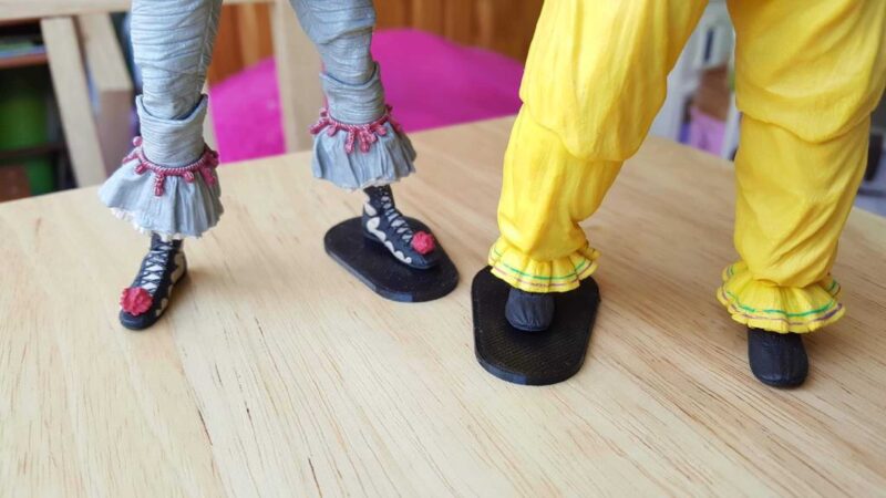 Basit Action Figure Stand Plastik Aparat - Görsel 2