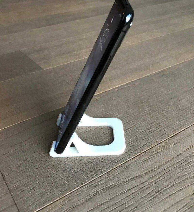iPhone X masa standı / tutucu  Organik Plastikten Aparat - Görsel 3