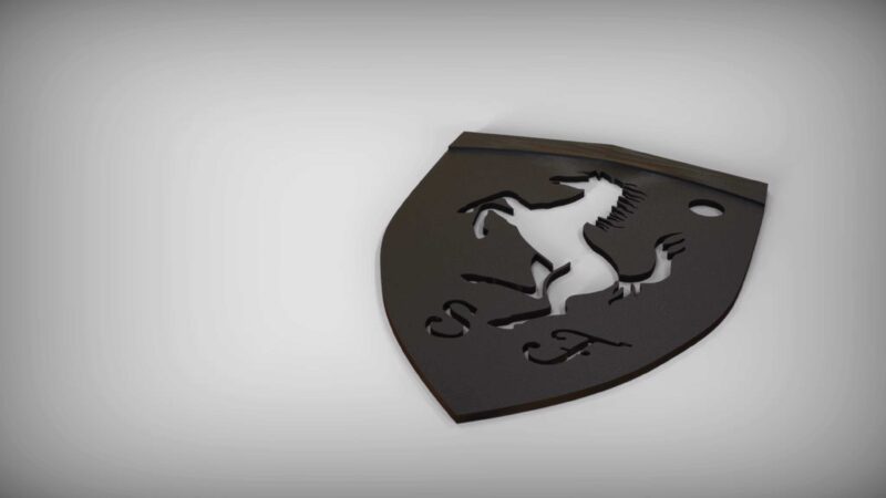 Ferrari logosu Dekoratif Süs Eşyası Anahtarlık Ucu Aksesuar