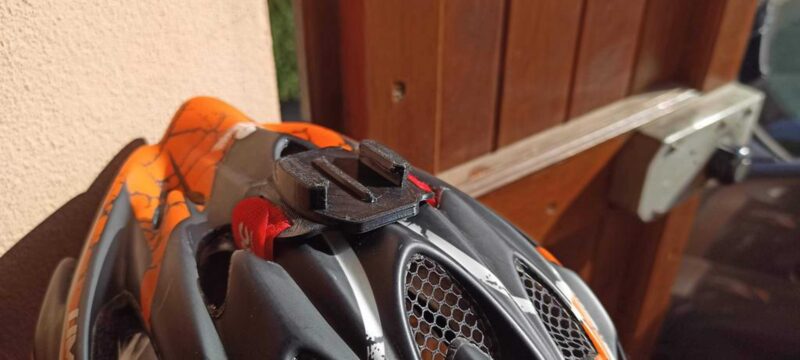 Bisiklet Kaskı Gopro Tutucu Plastik Aparat - Görsel 2