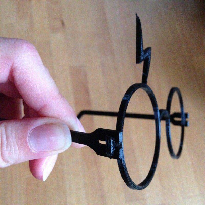Harry Potter Gözlük Çocuk Oyuncak Oyun Organik Plastikten Biblo - Görsel 3