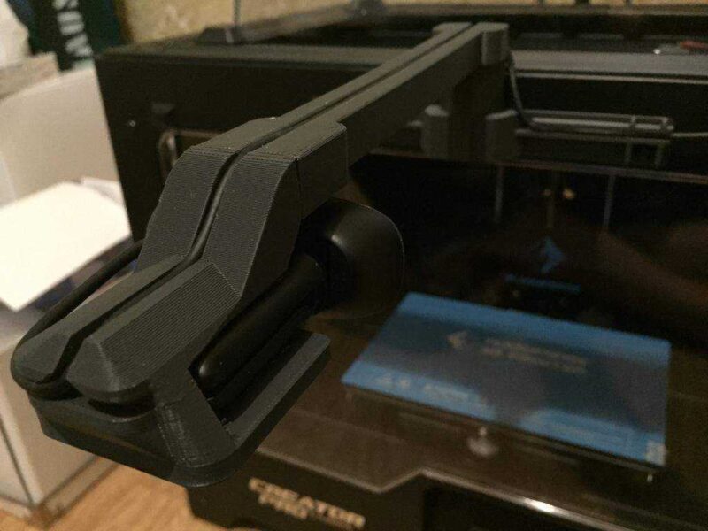 Logitech C270 Flashforge Creator Pro 2016 İçin Ön Kamera Tutucu Plastik Aparat - Görsel 2