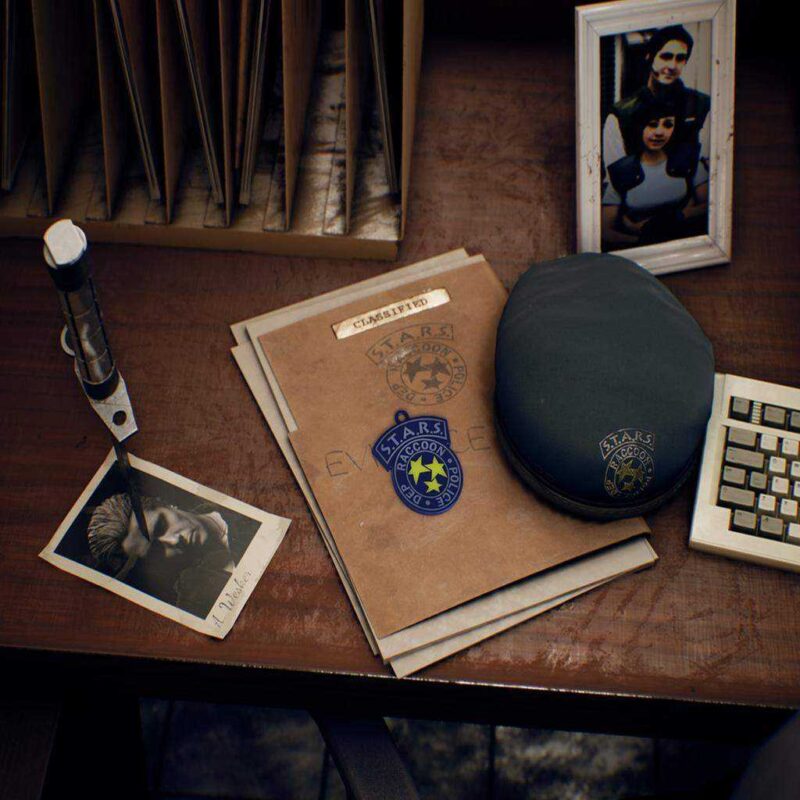 Resident Evil -Badge R.P.D. - Yildizlar Plastik Aparat - Görsel 2