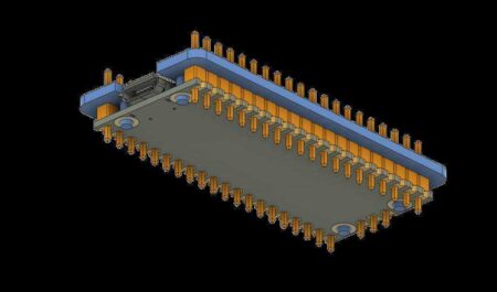 Raspberry Pi Pico - Pin Header Lehim Yardımcısı Plastik Aparat
