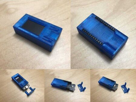 Ttgo T-Display Nın Sohbeti Kadın Başlıkları İçin Durum Plastik Aparat