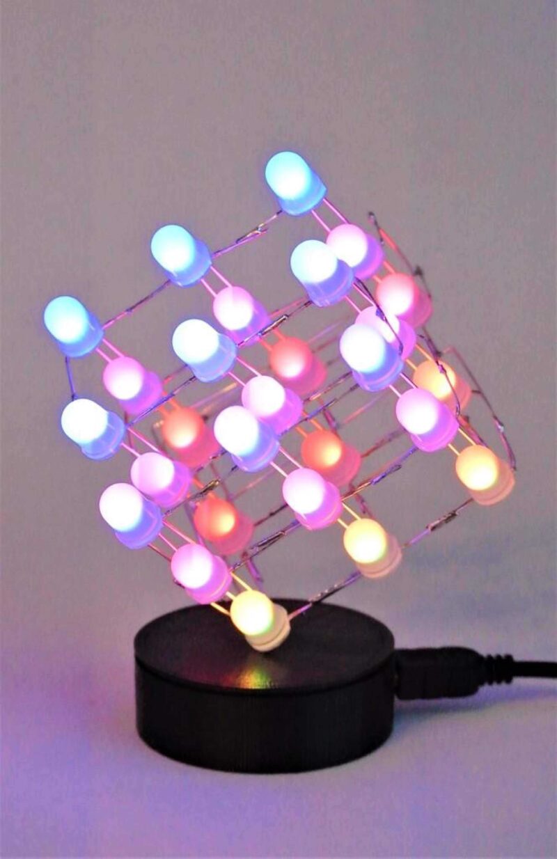 Basit Arduino Rgb Led Küp Plastik Aparat - Görsel 2