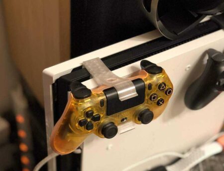 Kablo Deliği İle Tek Ps4 Pro Kontrol Cihazı Montaj Plastik Aparat
