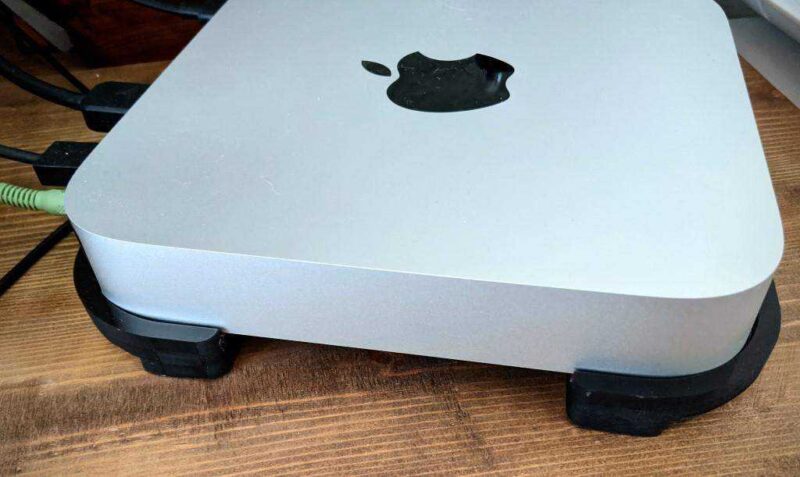 Mac Mini Yükseltici Plastik Aparat - Görsel 2