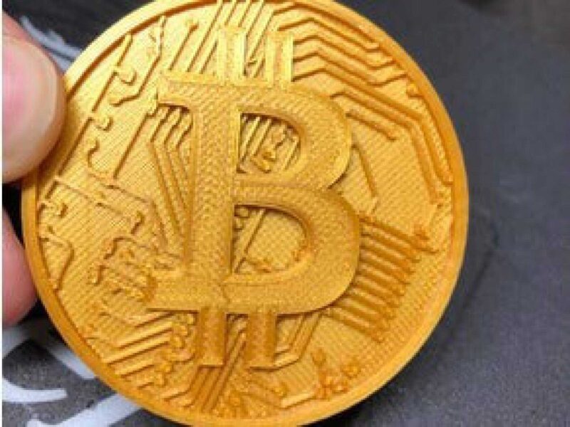Bitcoin Gift Coin Biblo Dekoratif Hediyelik Süs Eşyası Maket - Görsel 3