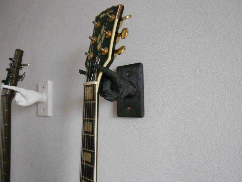 El Şeklinde Gitar Askısı Kanca Duvar Askı Çengel Elbise Havlu - Görsel 2