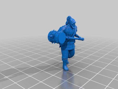Orc Savaşçısı Biblo Dekoratif Hediyelik Süs Eşyası Maket