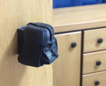 Darth Vader Topuzu  Darthknob Tutucu Tokmak Dolap Kapağı tutucusu