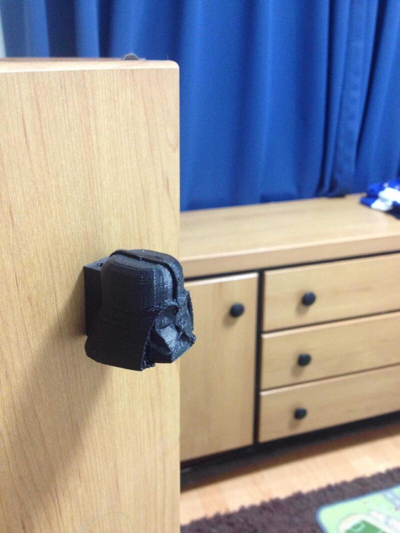 Darth Vader Topuzu  Darthknob Tutucu Tokmak Dolap Kapağı tutucusu - Görsel 2