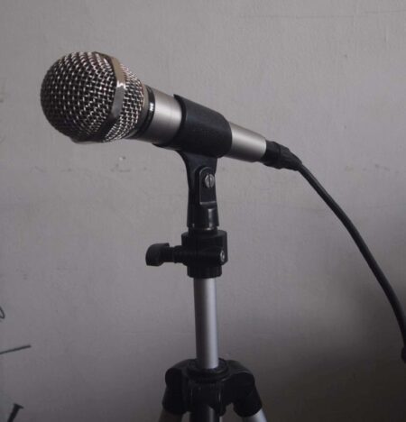 Tripod Kafa Adaptörüne Mikrofon Plastik Aparat