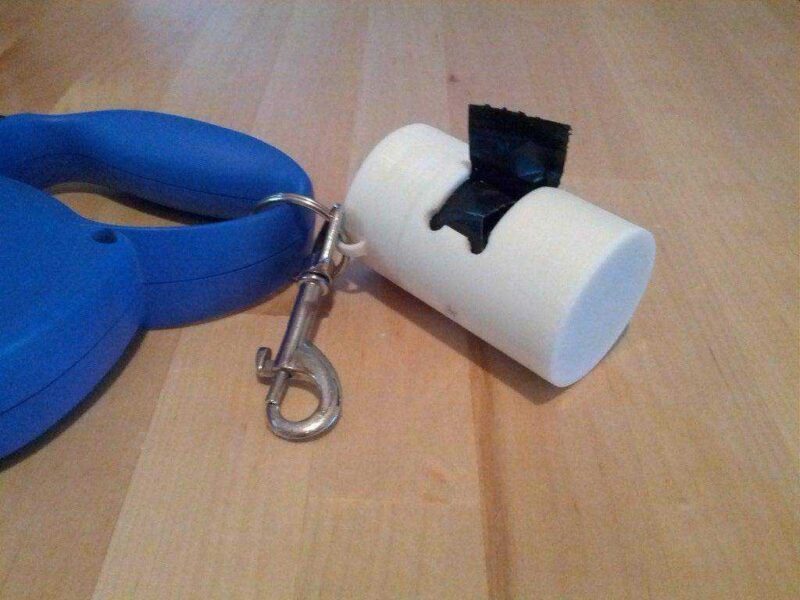 Köpek çöp torbası tutacağı Tutucu Kutu Aparatı Anahtarlık Pratik - Görsel 2