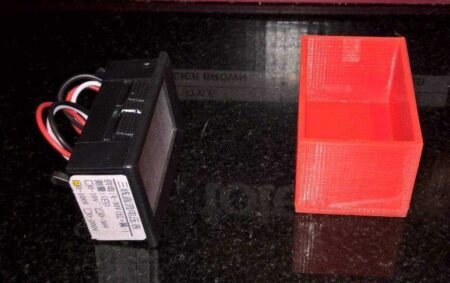 LED voltmetre için muhafaza plastik kutu