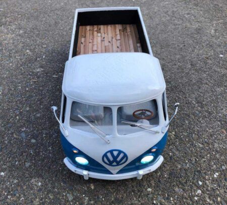 3D İçin Vw Emblem 1/10 Ölçekli Vw Otobüs Plastik Aparat