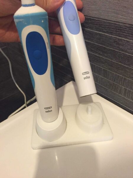Base x 2 Oral-B diş fırçası  Tutucu  Aparatı Kutusu