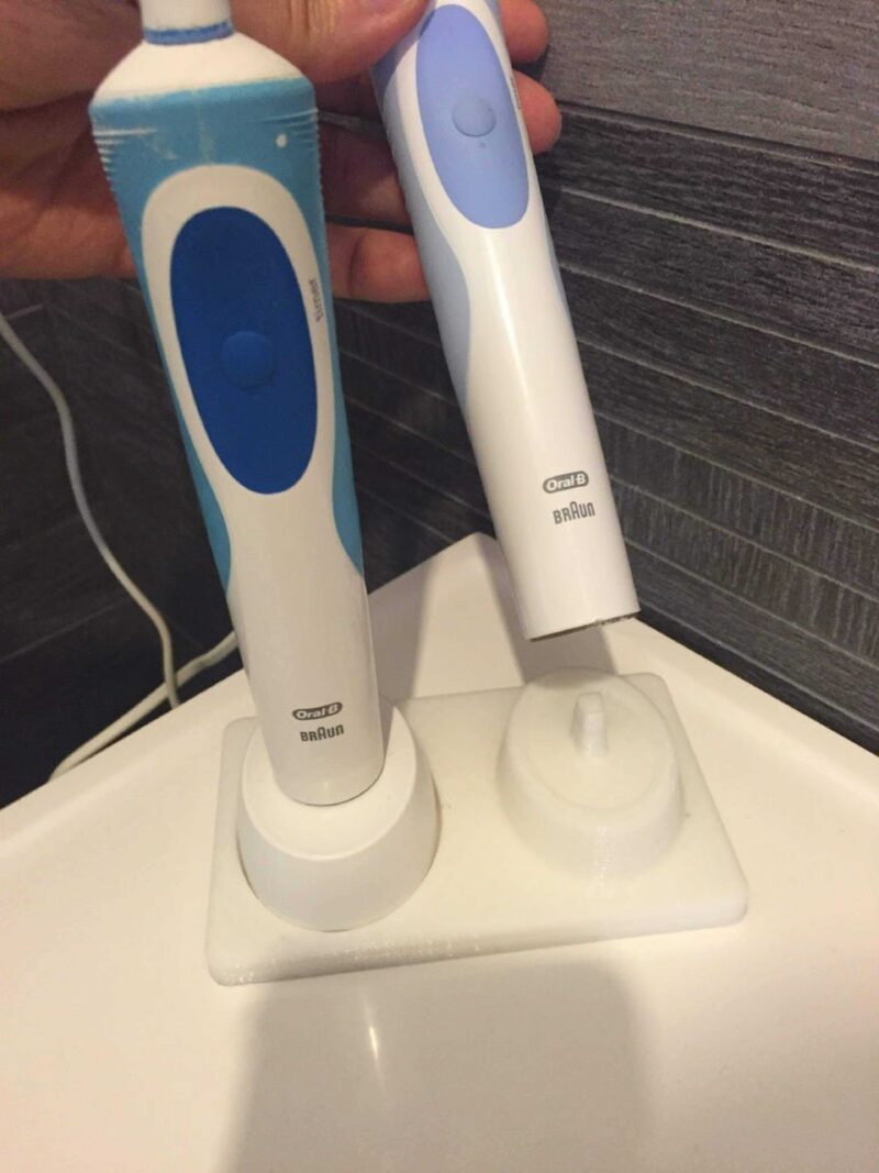 Base x 2 Oral-B diş fırçası  Tutucu  Aparatı Kutusu