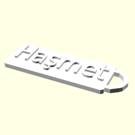 Haşmet Tasmalık Künye Tag Kedi Köpek Evcil Hayvana İsme Özel Üretim İsimlik Hediyelik Organik Plastik