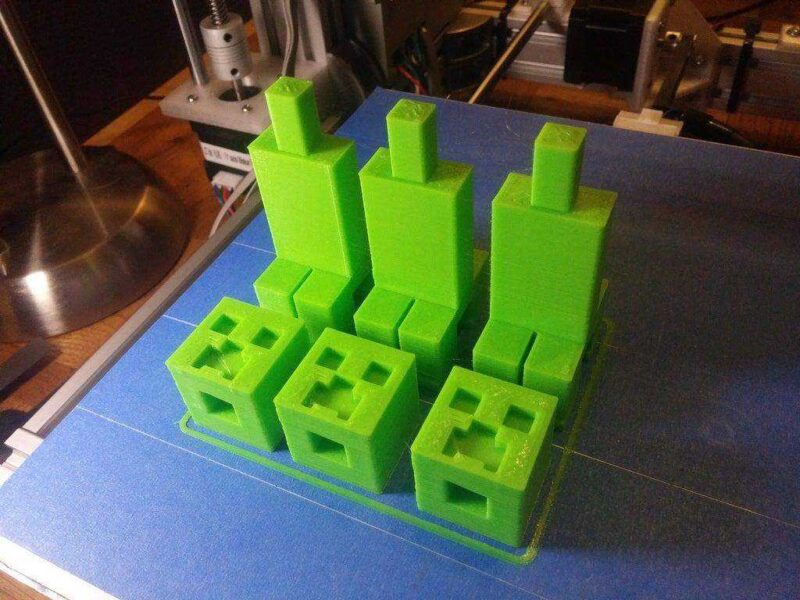 1 adet Minecraft Creeper Sarmaşık Biblo Dekoratif Hediyelik Süs