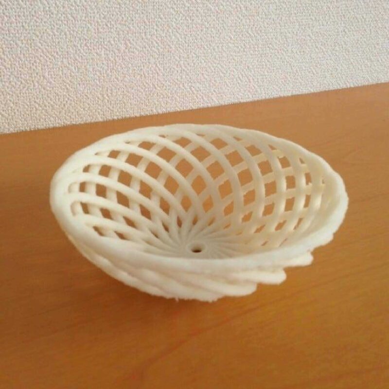 Bambu Sepeti Organik Plastik Dekoratif Hediyelik Süs Eşyası Maket - Görsel 2