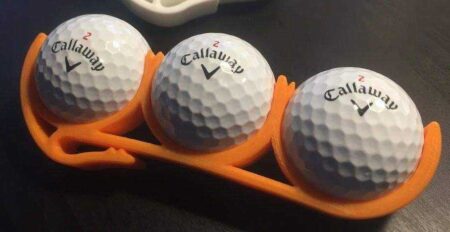 Golf Topu Kemer Klipsi Beyaz Renk Organizer Düzenleyici Tutucu