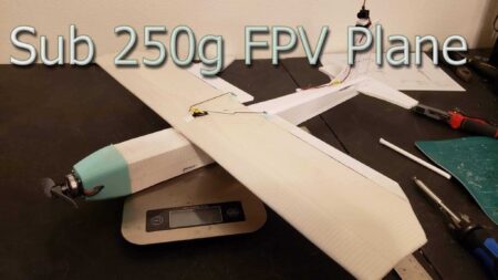 250G Fpv Uçağı Plastik Aparat