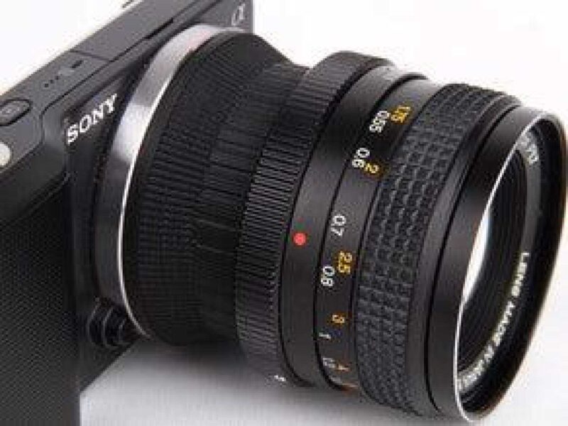 Konica ar - sony E, FE, NEX adaptörü  Organik Plastikten
