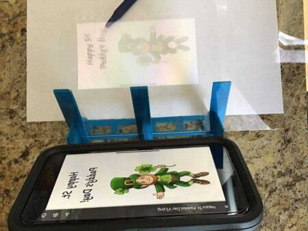 Çerez Kurabiye Dekorasyonu Veya Çizim Kopyası İçin Telefon 11 Projektörü Plastik Aparat