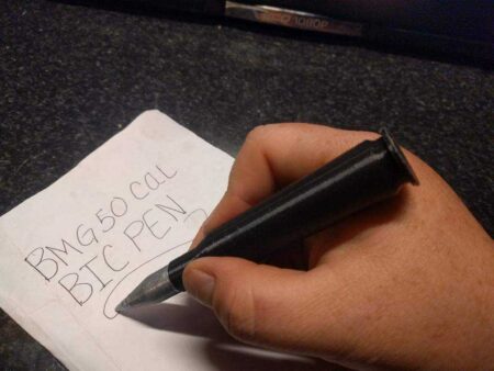 .50 Kalibre Bmg Kurşun Bic Pen Plastik Aparat