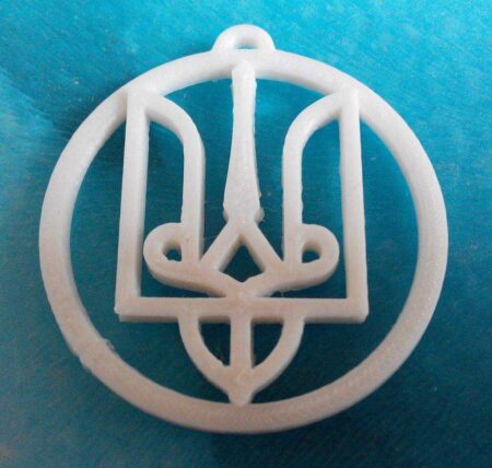 Ukrayna Sembolü - Prince Volodymer Trident Harika (980) Plastik Aparat