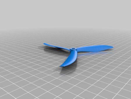 Mini Dörtlü 3 Bıçak Pervaneleri (3 İnç Ve 5 İnç) Plastik Aparat