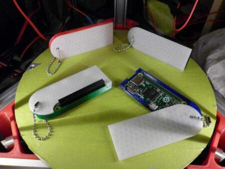 Raspberry Pi Zero Keychain Menü Plastik Aparat