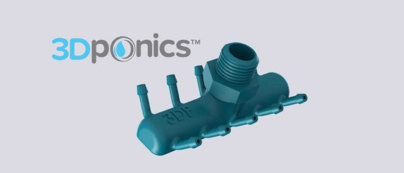 Pompa Konnektörü - 3Dponics Drip Hidroponik Plastik Aparat