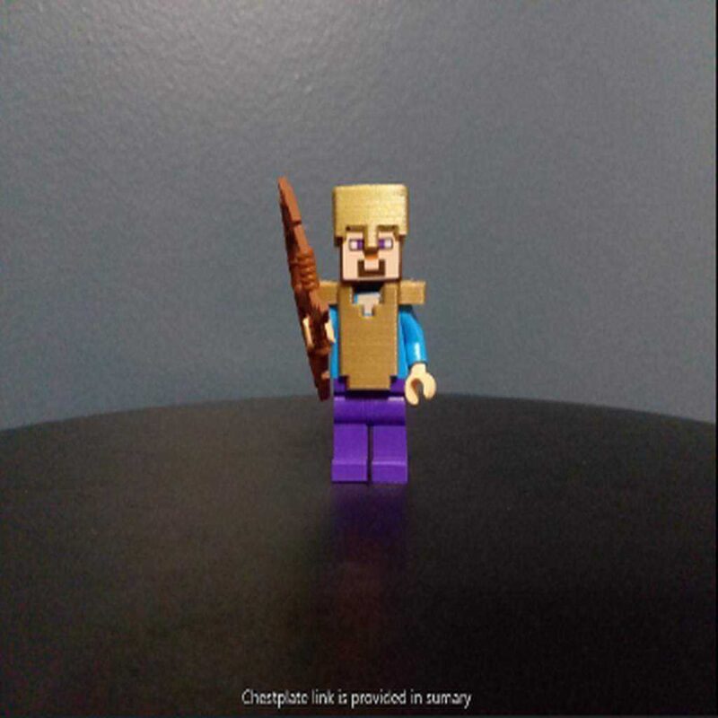 Lego Minecraft Mini Şekil Kask Plastik Aparat - Görsel 2