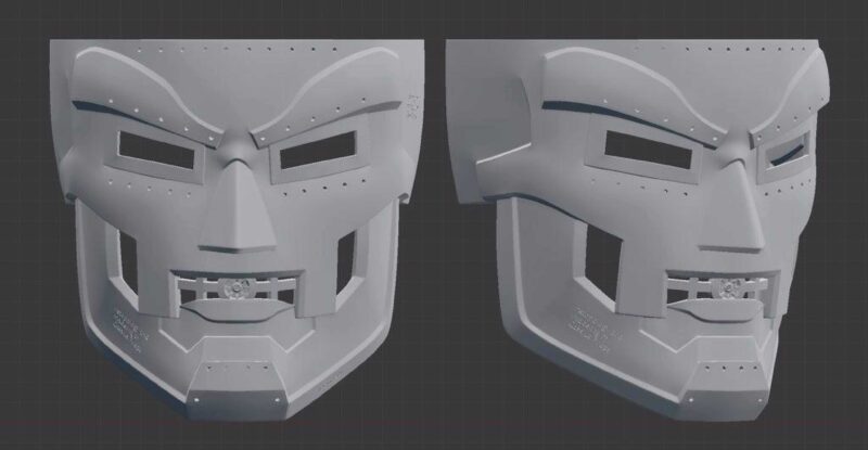 Dr.Doom Yüz Kalkan Maskesi Dekoratif Hediyelik Süs Eşyası