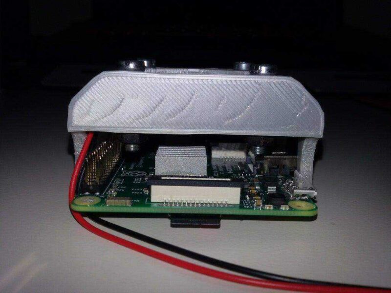 Raspberry Pi 3 Fan Tutucu  Organik Plastikten Aksesuar Aparat - Görsel 4