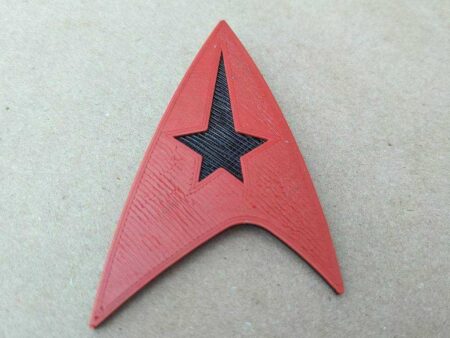 Star Trek Badge Pin Ve M600 İçin İki Renkli Plastik Aparat