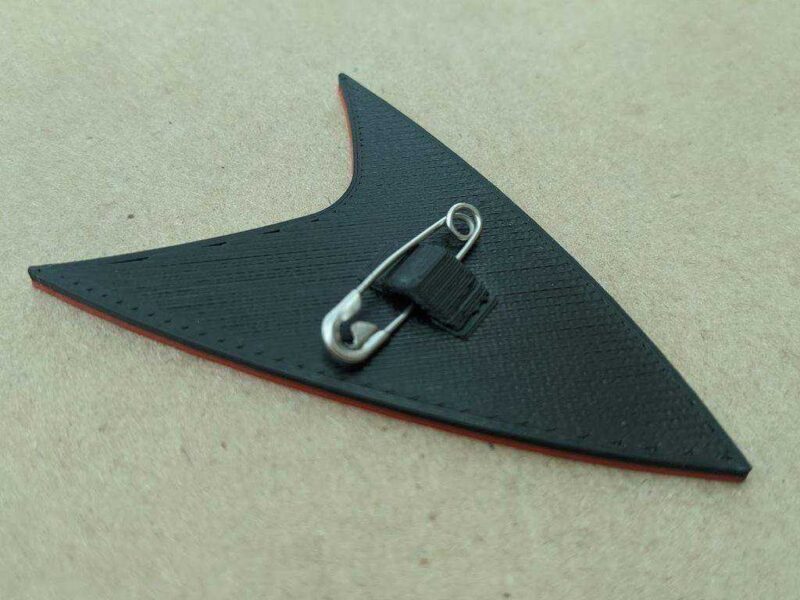Star Trek Badge Pin Ve M600 İçin İki Renkli Plastik Aparat - Görsel 2