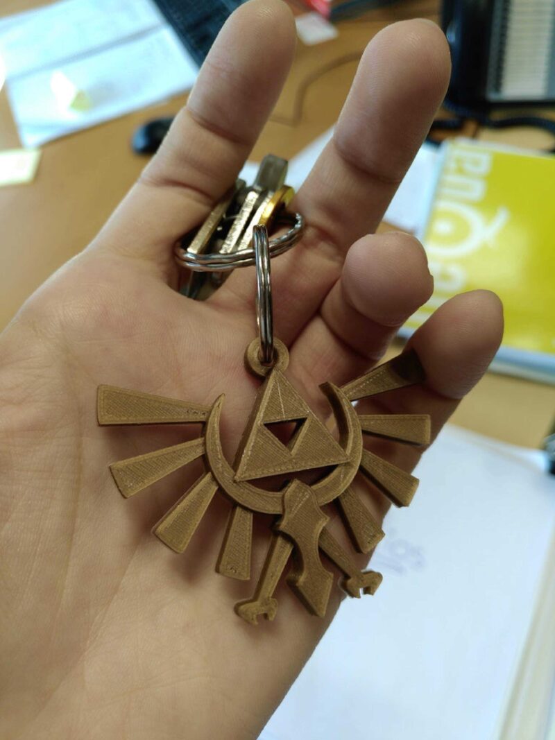 The Legend of Zelda Hyrule Crest Anahtarlık Hediyelik Süs Eşyası - Görsel 4