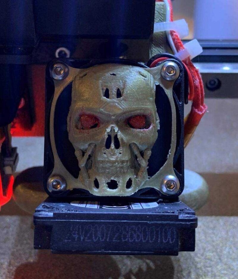 T800 Fan Kapağı 40X40M Menü Plastik Aparat - Görsel 2