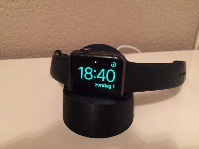 Apple Watch Serisi Stand Şarj Kutusu Masaüstü Stant Dock - Görsel 3