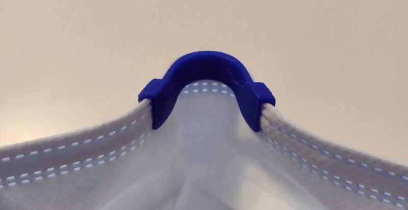 Yine Başka Bir Maske Burun Klipsi Plastik Aparat - Görsel 2