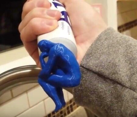 Diş Macunu Pooper Gag  Organik Plastikten Aksesuar Aparat
