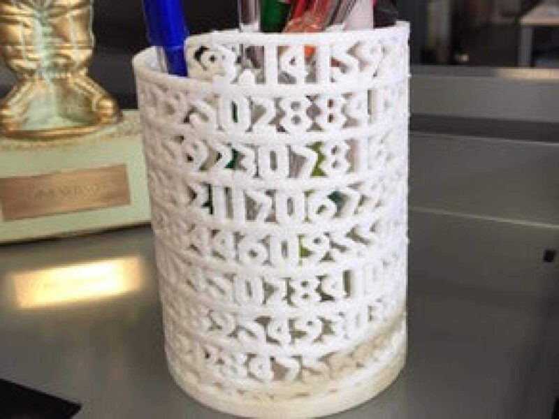 Tower Of Pi Geliştirilmiş Kalemlik Masaüstü Tutucu Kutu Kalem - Görsel 2